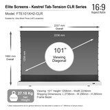 thumbnail of ELITE SCREENS Beamer Leinwand ,/KESTREL TAB-TENSION FLOOR-UP  CLR®5 - MOTORBODENLEINWAND/101/geeignet für: Ultrakurzdistanz UST Beamer