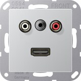 thumbnail of Jung Multimedia-Anschluss alu MA A 1082 AL MAA1082AL