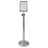 thumbnail of Securit® A4 Posterhouder voor Uittrekbare Afzetpaal - Chroom - Inclusief Montagekit