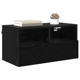 thumbnail of vidaXL TV-Wandschrank Schwarz Eichen-Optik 60 x 30 x 30 cm