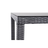 thumbnail of METRO PROFESSIONAL Gastro Bartisch Balsario, Alu/PE-Rattan, 140 x 70 cm, grau