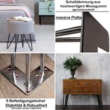 thumbnail of 4x Haarnadel Tischbeine EDELSTAHL SCHWARZ CHROME Möbel Tischgestell Hairpin Leg CHROM 3 Streben 30