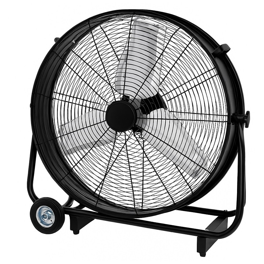METRO PROFESSIONAL Ventilador de pie WM6125, 74 x 30.5 x 76 cm, Ø 61 cm, 240 W, 3 velocidades, negro
