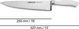 thumbnail of Arcos Cuchillo Cocinero, Hoja de Acero Inoxidable Forjado NITRUM 250 mm, Mango de Polioximetileno (POM), Color Blanco