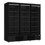 thumbnail of Tiefkühlschrank 3 Glastüren Schwarz Jde-1530F Bl