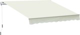 thumbnail of Toldo Manual Plegable de Aluminio con Manivela Terraza Balcón 395x245 cm Blanco