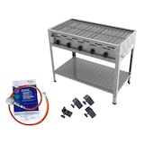 thumbnail of ChattenGlut Gasbräter 5-flammig 18kW Standgerät Edelstahlrost mit DGUV