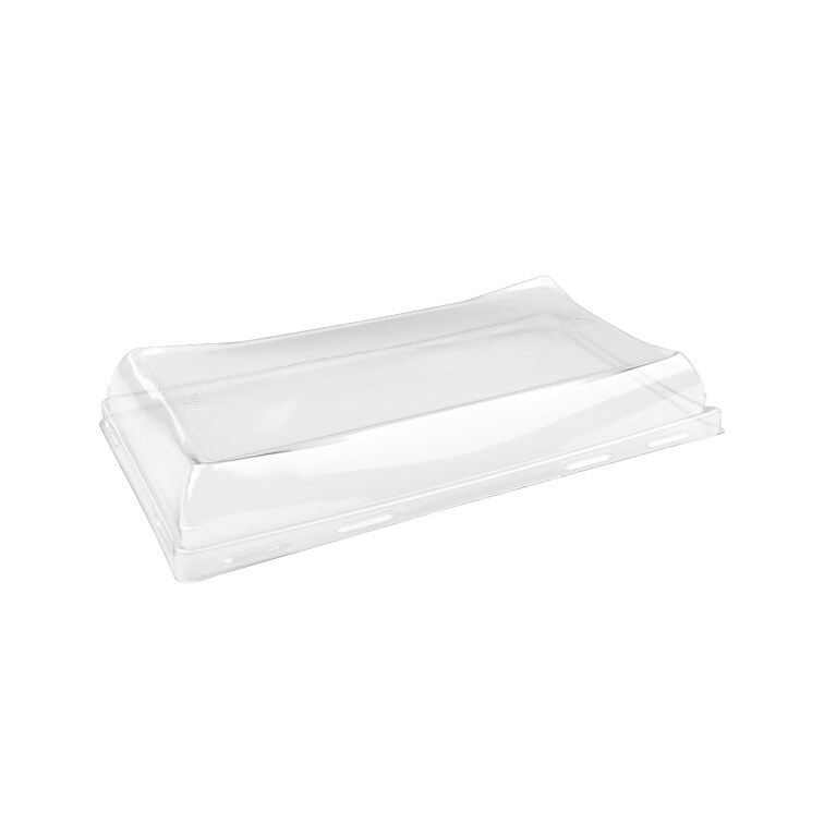 MONOUSO - Plastikdeckel Transparent rechteckig 12x22cm (50 Stück)