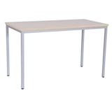thumbnail of CEHA Besprechung- und Mehrzwecktisch 140 x 80 cm mit Gestell in weißaluminium und Dekor ahorn