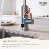 thumbnail of Grifo Calentador Agua Eléctrico Instantáneo de Mesa Bajo Consumo, Acero Inox, Display, Camping, Briebe,  IH1205, Acero Inoxidable