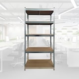 thumbnail of BRASQ Stellingkast - Set van 2 - Metalen Opbergrek - voorraadkast - wandkast - Magazijnstelling 180x90x40 - 5 lagen - max 875 KG