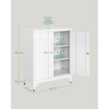 thumbnail of Helloshop26 - Caisson de bureau placard polyvalent armoire de bureau à 2 portes verrouillable meuble de rangement en acier pour 12_0004833