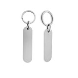 thumbnail of CombiCraft Victor Label hotel sleutelhanger zilver - 78 x 20 mm - 5 stuks