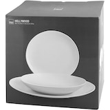 thumbnail of H&H Servizio Tavola 18 Pezzi Holliwood in New Bone China Coupe Bianco