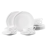 thumbnail of Seltmann Weiden Trio Highline Teeservice 18-teilig