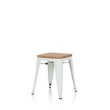 thumbnail of Hocker VANTAGGIO W metallic weiß / Sitz Echtholz hell hjh OFFICE