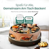 thumbnail of Emerio Pizzarette 3-in-1 Original – Raclette und Grill – Pizzaofen für 6 Personen - Gourmet-Set – PO-113255.4 – 1500W