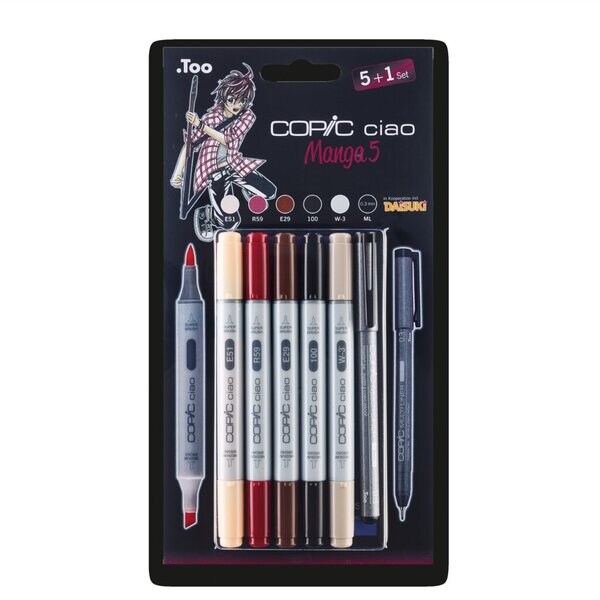 Marker Copic Ciao 5+1 Set Manga 5