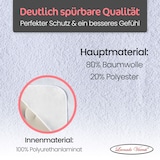 thumbnail of Matratzenschoner 140x200 cm Wasserdicht Matratzenauflage Rundumgummi Atmungsaktiv Matratzenschutz