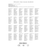 thumbnail of Aufkleber `Anweisung` nach BGR 228