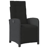 thumbnail of vidaXL 3-tlg. Bistro-Set mit Kissen Schwarz Poly Rattan