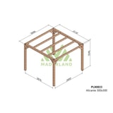 thumbnail of Pérgola de Madera Laminada Alicante (Maderland) - Gardeneas