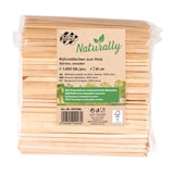 thumbnail of NATURALLY Rührstäbchen aus Holz, 14cm, 1000 Stk.