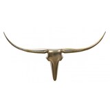 thumbnail of Deko Geweih Bull `L`, Aluminium - Exklusive Wanddekoration. Gold, 125x10x60 cm | Kadima Design