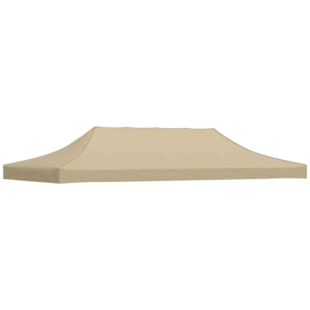 vidaXL Partyzelt-Dach 6x3 m Beige 270 g/m²