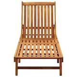 thumbnail of Tumbona de jardín con cojín madera maciza de acacia