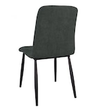 thumbnail of Chaise velours couleur Forest assise L88.5 X 55.5 X H47cm