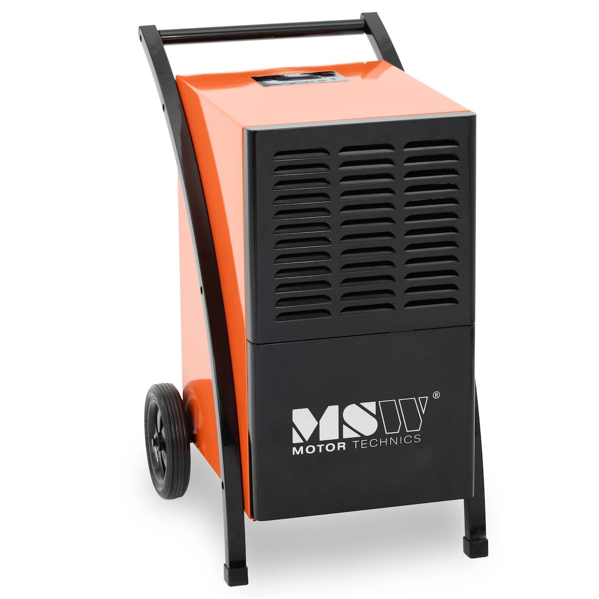 MSW Deumidificatore elettrico professionale - 60 l / 24 h - 80 m² - 750 m³/h - Con maniglia e 2 ruote