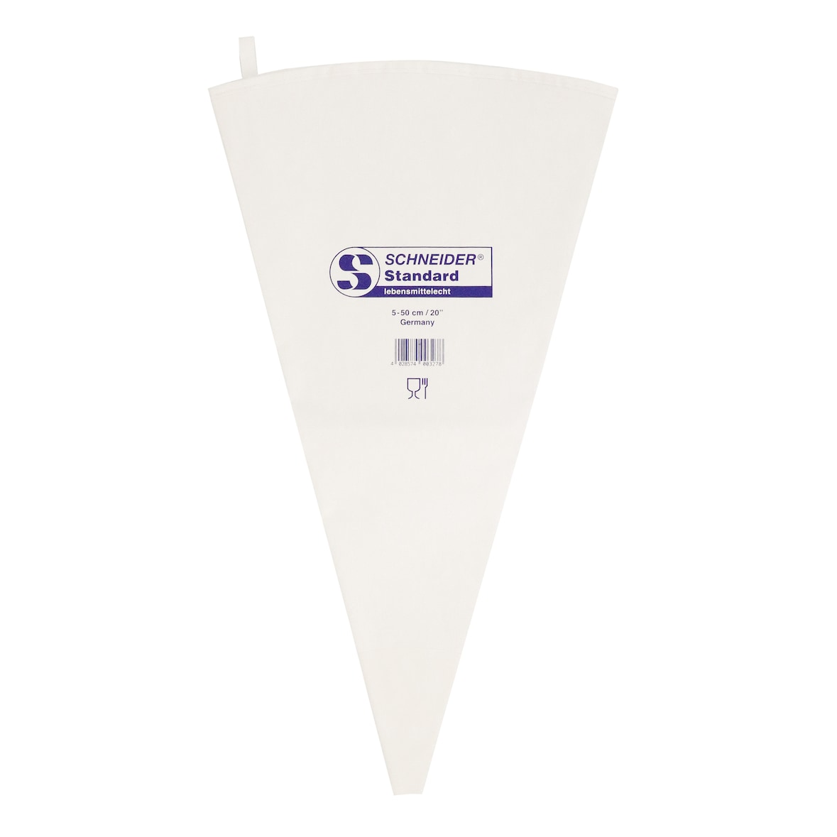 Schneider - Spritzbeutel 5-50 cm - Standard, Druck "Schneider": Blau