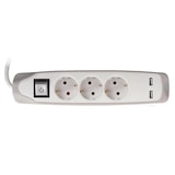 thumbnail of GENERIQUE Multiprise 3 prises avec interrupteur - chargeur USB - 1,5 m
