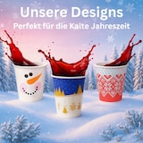 thumbnail of DeinPack 1500 Glühweinbecher 200 ml – Winter Pappbecher mit Wintertraum Motiv