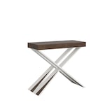 thumbnail of Consolle allungabile 90x40/300 cm Diago Noce telaio Bianco