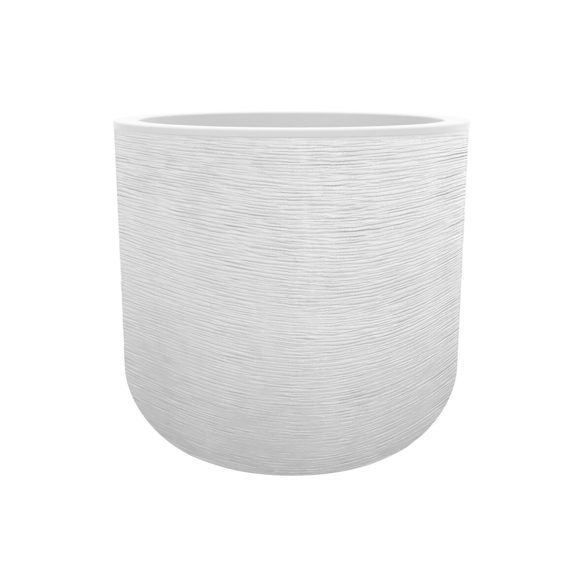 Pot ROND GRAPHIT UP 40cm blanc ceruse 32,5L POETIC