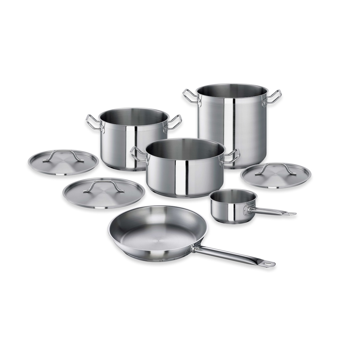 Lamart - Pentola con coperchio 16 cm in acciaio inox