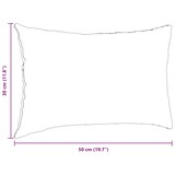 thumbnail of vidaXL Sofa Kussens 2 pcs Zwart 50 x 30 cm Katoen Stof