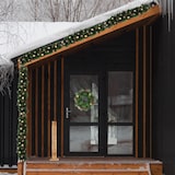 thumbnail of LED-Weihnachtskranz "NOEL" gold