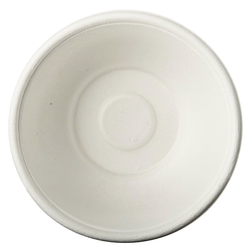 PAPSTAR 200 Schalen, Zuckerrohr "pure" 200 ml Ø 11,2 cm · 4,2 cm weiss