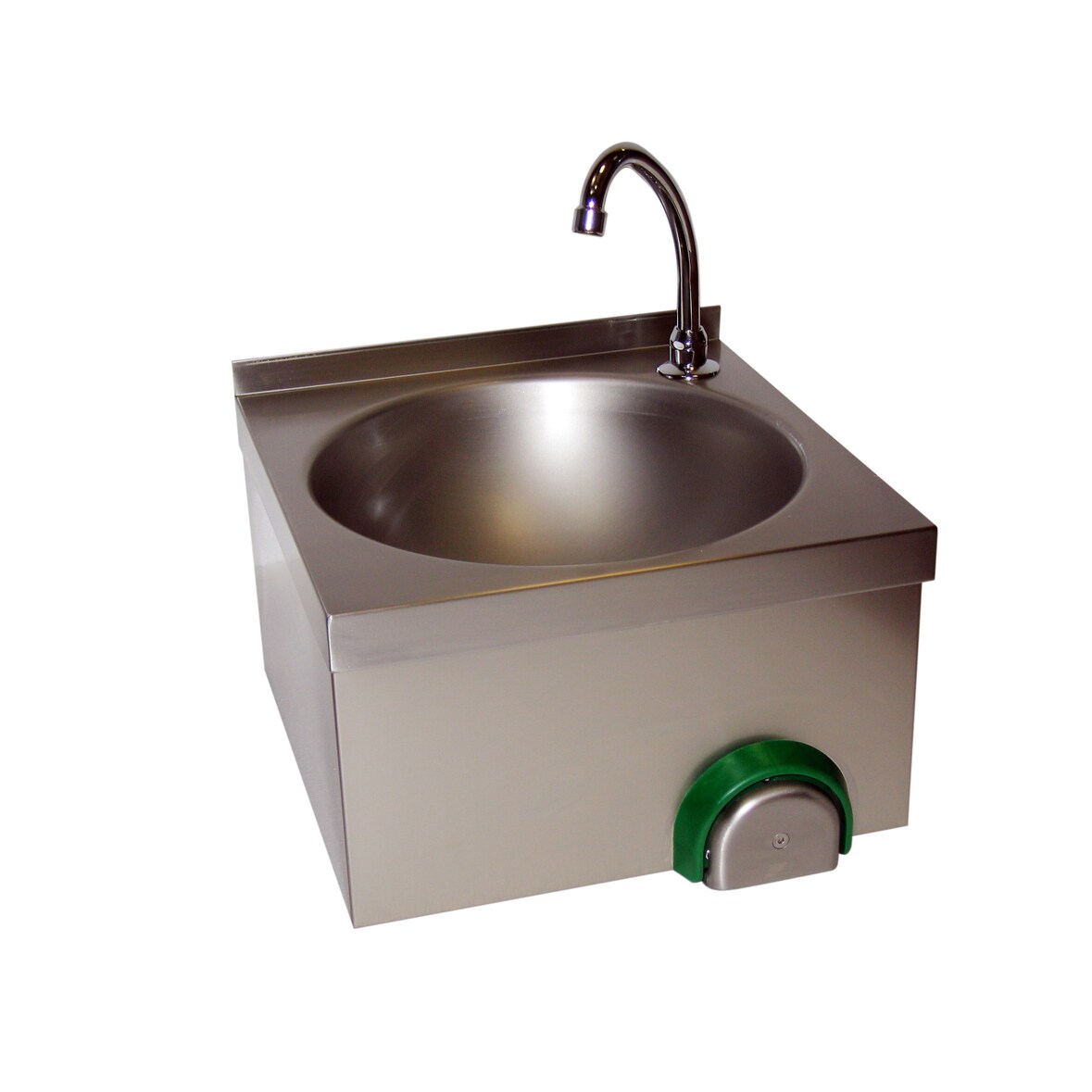 Handwaschbecken aus Edelstahl mit Kniebedienung und zeitgesteuertem Wasserfluß Nr.0067