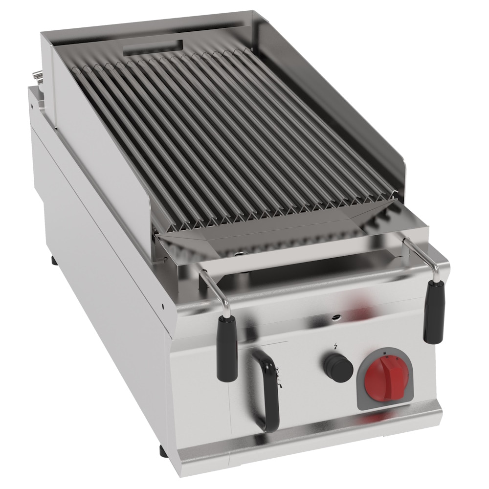 EURAST - Lava gasbarbecue tafelmodel - 400x900x280 mm - 10 Kw - 47402313