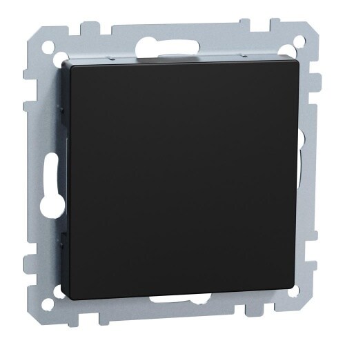 Merten System M, Tragring Blindabd einrasten, schwarz matt, Aqua Plastic