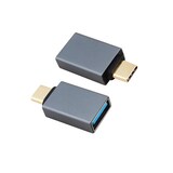 thumbnail of Helos Adapter OTG, USB 3.1 A Buchse/Type-C™ Stecker, PREMIUM, anthrazit