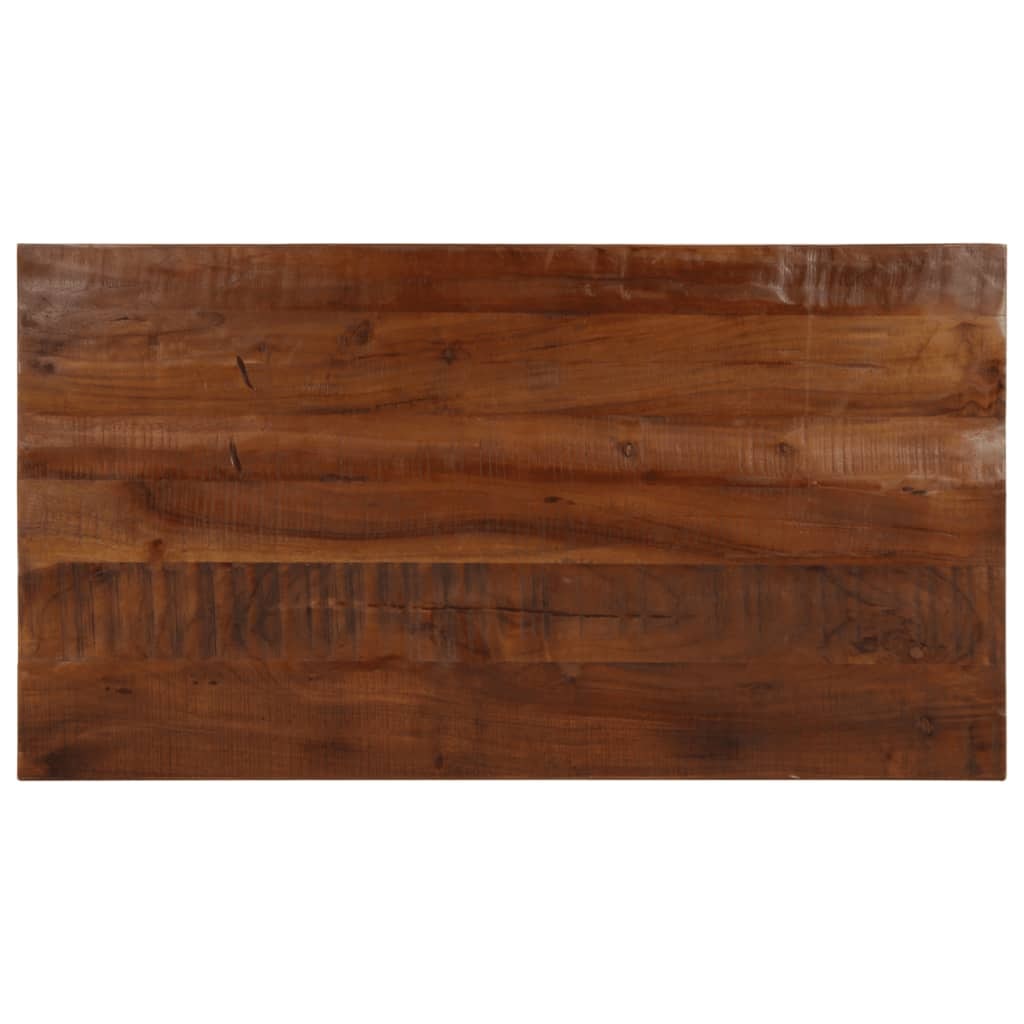 vidaXL Tischplatte 110x60x2,5 cm Rechteckig Altholz Massiv
