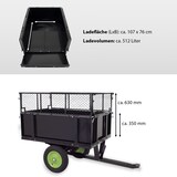 thumbnail of Rasentraktor Anhänger Kippanhänger 300 kg kippbar mit Kupplung