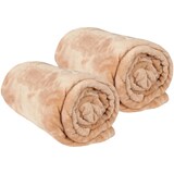 thumbnail of Kuscheldecke im 2er Pack Wohndecke - extra weich - hochwertige Microfaser Flauschdecke, 90 x 140 cm - Nougat