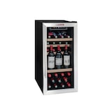 thumbnail of La Sommeliere Cave de service avec pompe à vide d'air, 38 bouteilles, 4 clayettes bois, LED, vitrée, 39dB, Noire&inox, Classe G