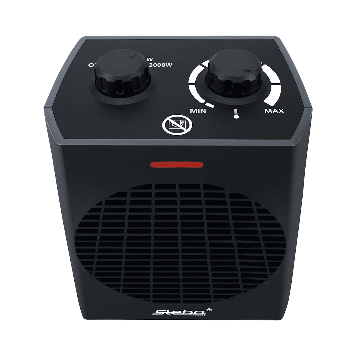 Steba Heizlüfter FH 504 mit 4 Stufen-Schalter, Sicherheitsschalter und Überhitzungsschutz